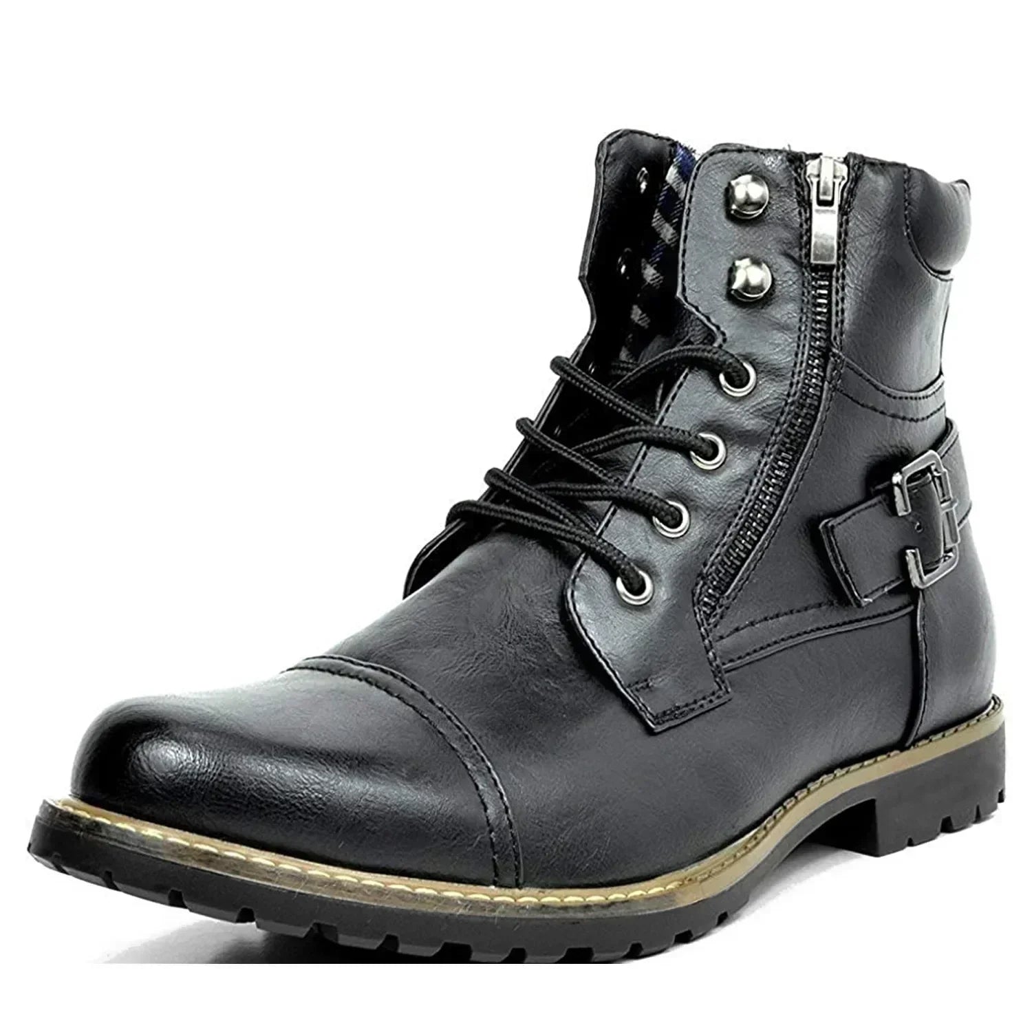Damon - Leather Lace-Up Boots-15550770512245-Nancy & Mae Savannah