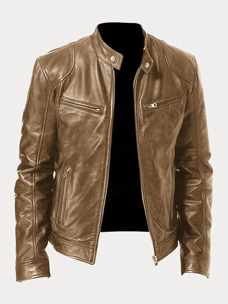 Daniel Leather Jacket-15553363378549-Mirella Fiore