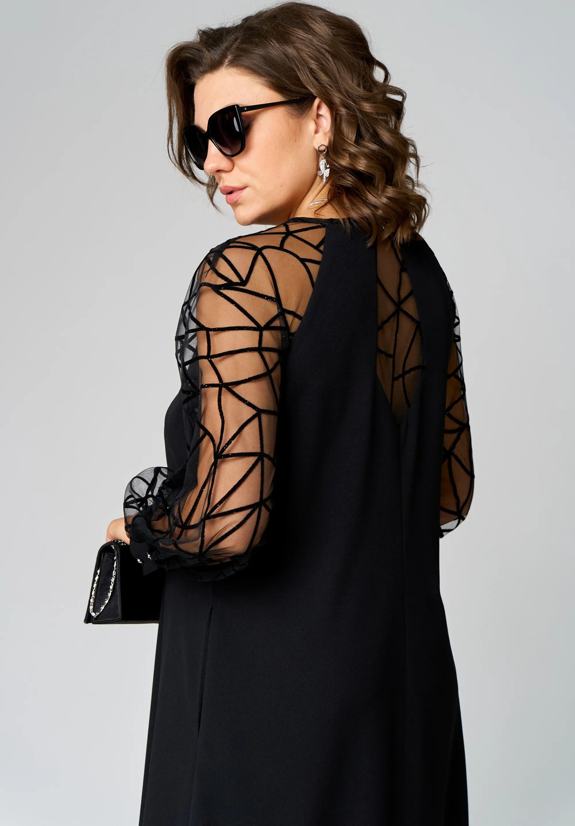 Darcy - Elegant Tunic Dress-15553263174005-Nancy & Mae Savannah