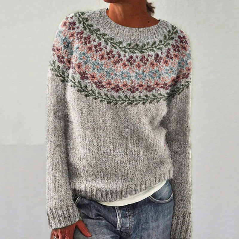 Darlene - Cozy Retro Sweater-15542163276149-Mirella Fiore