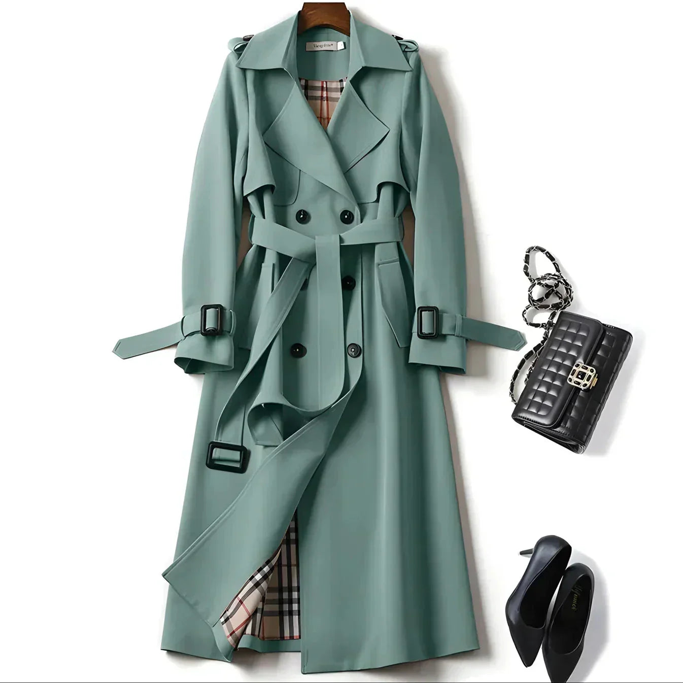 Darlene - Stylish Elegant Trench Coat-15518867259765-Nancy & Mae Savannah
