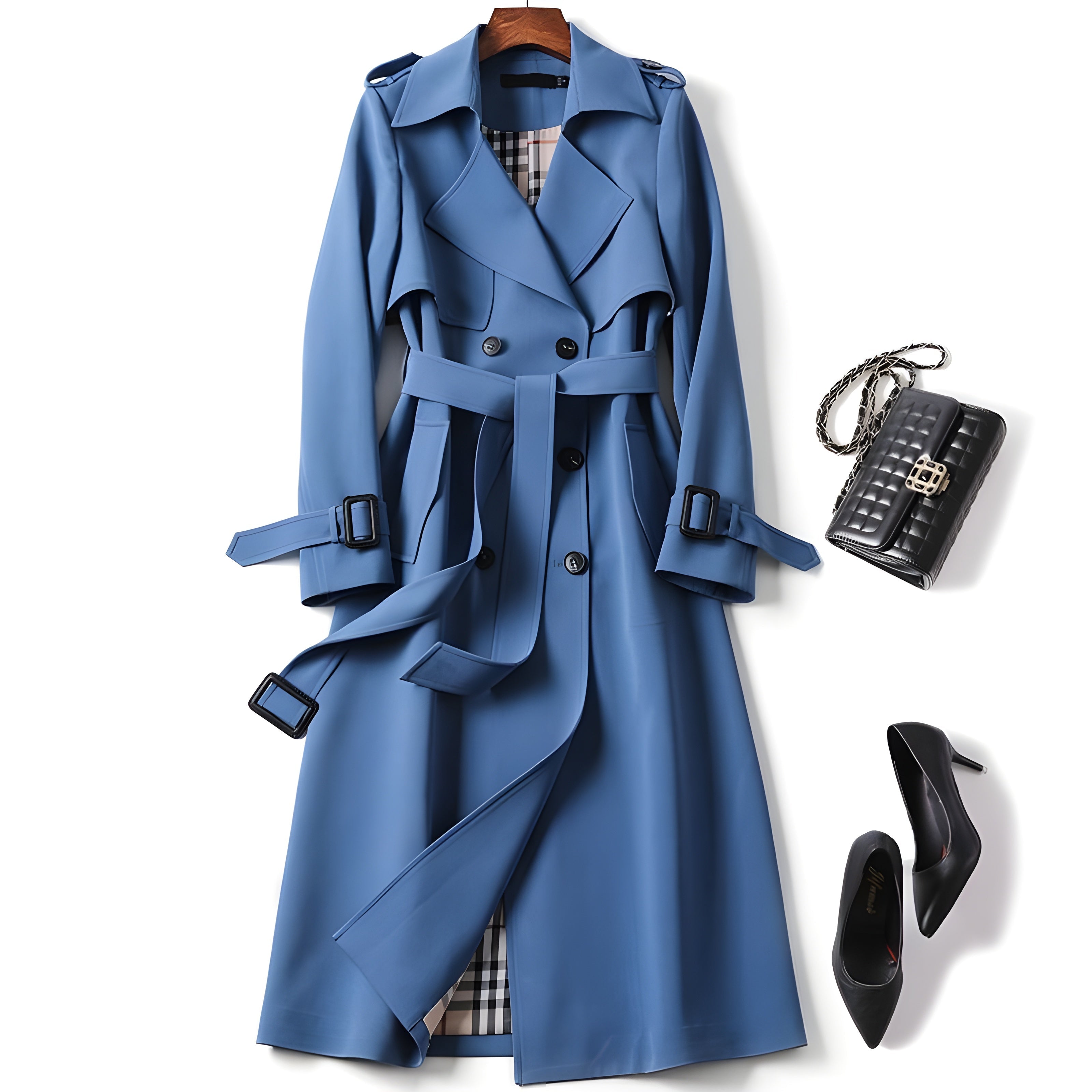 Darlene - Stylish Elegant Trench Coat-15518867259765-Nancy & Mae Savannah