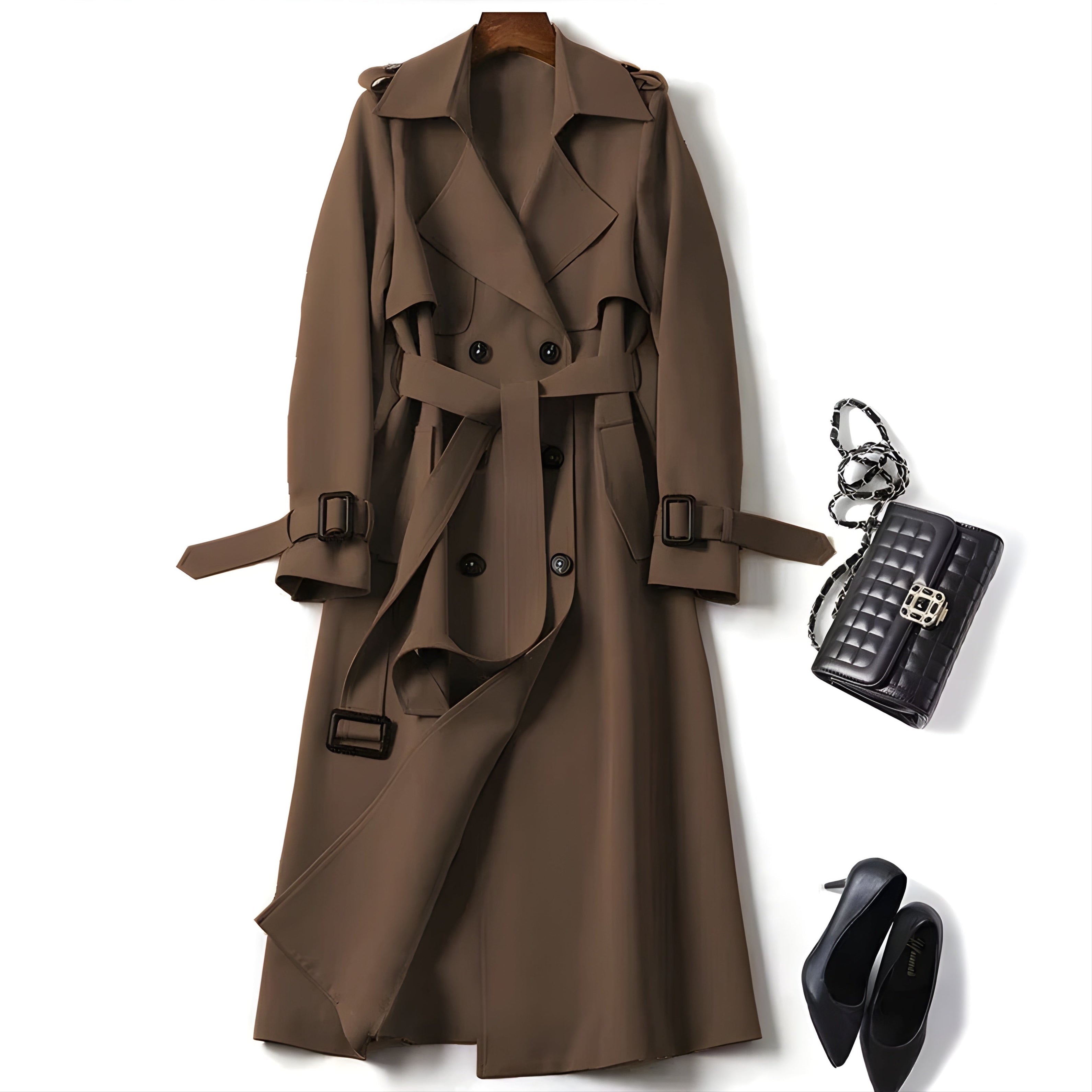 Darlene - Stylish Elegant Trench Coat-15518867259765-Nancy & Mae Savannah