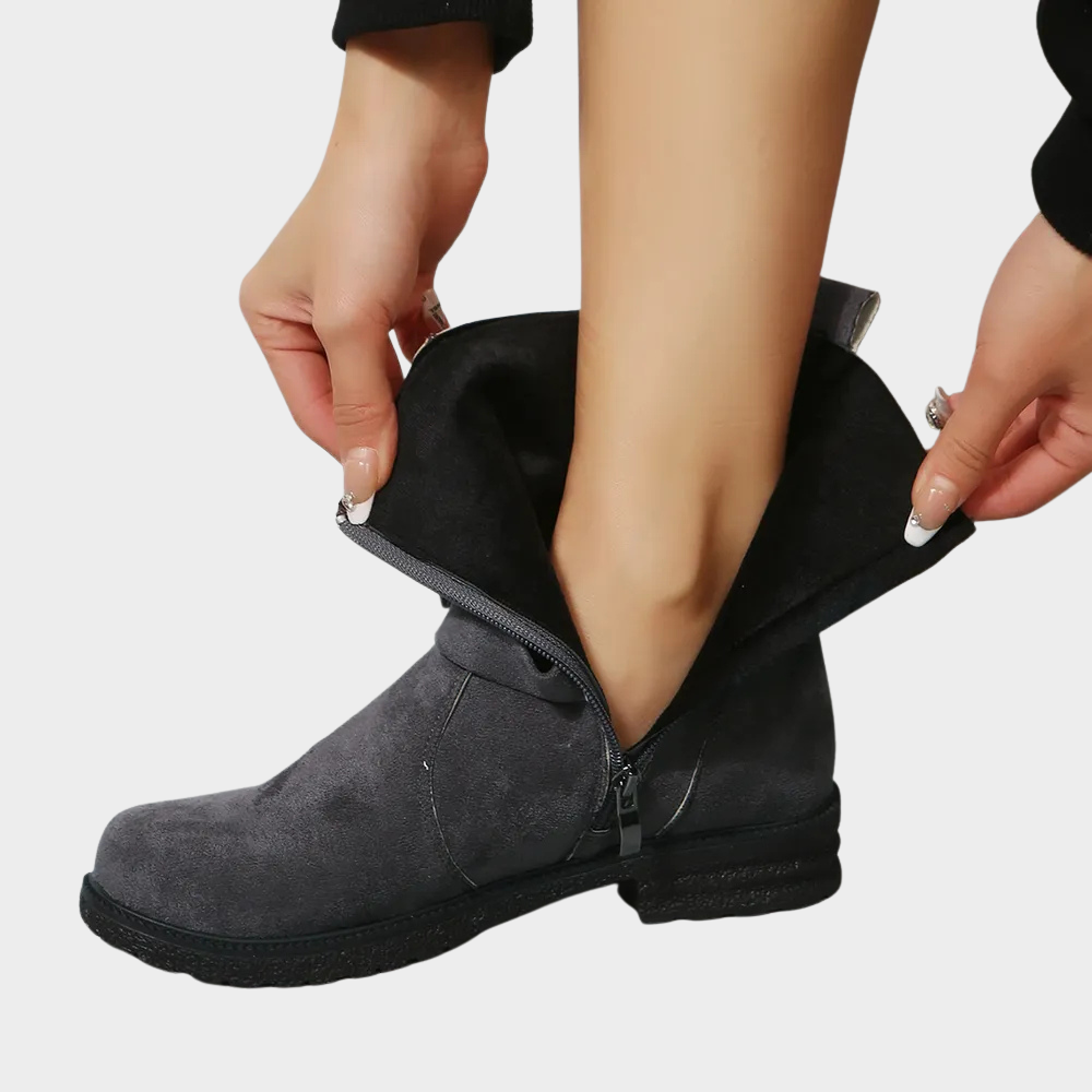 Delaney - Low Heel Ankle Boots-15520005882229-Mirella Fiore