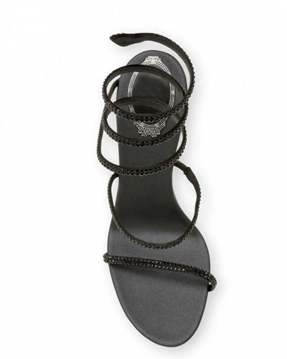 Desideria – Thin stiletto – Rhinestone double-strap heels-15133957882229-Mirella Fiore