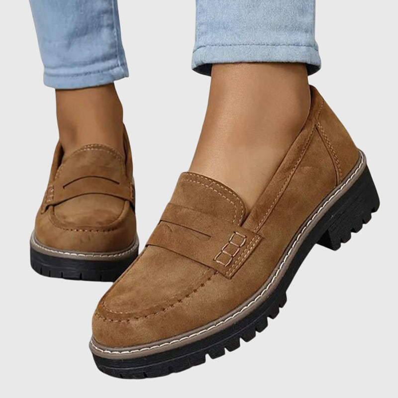 Destiny - Timeless Suede Loafers-15530061169013-Mirella Fiore