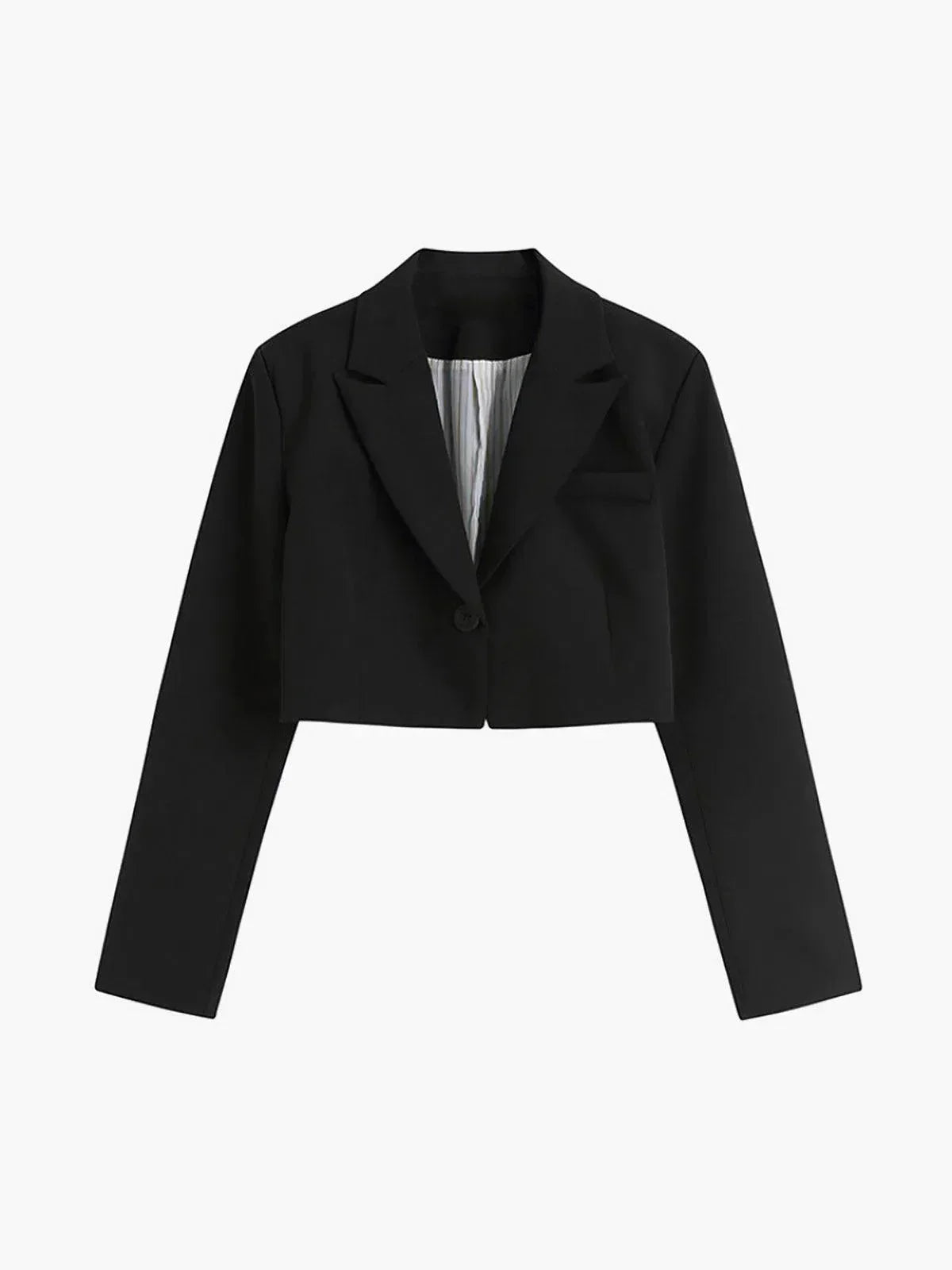 Domina – Chic cropped silhouette – Blazer-15134000972149-Mirella Fiore