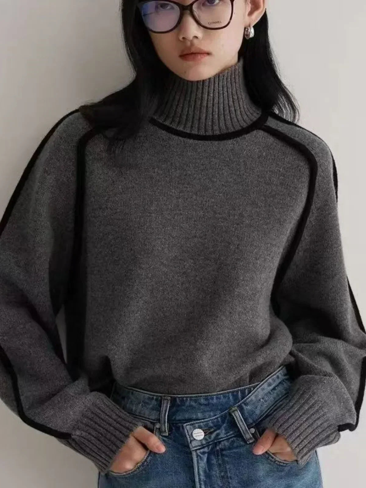 Donna - Elegant Turtleneck sweater-15547989786997-Mirella Fiore