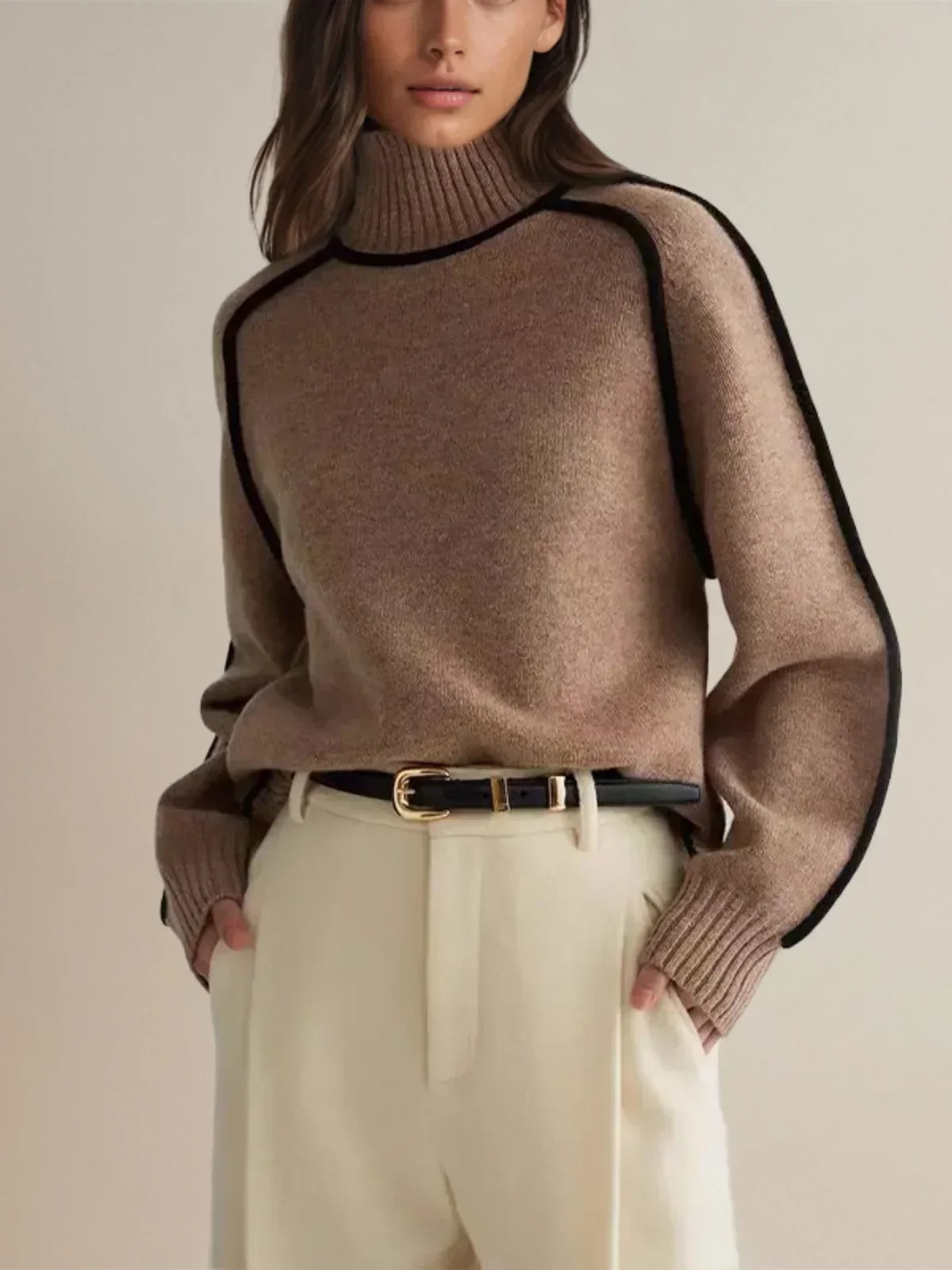 Donna - Elegant Turtleneck sweater-15547989786997-Mirella Fiore