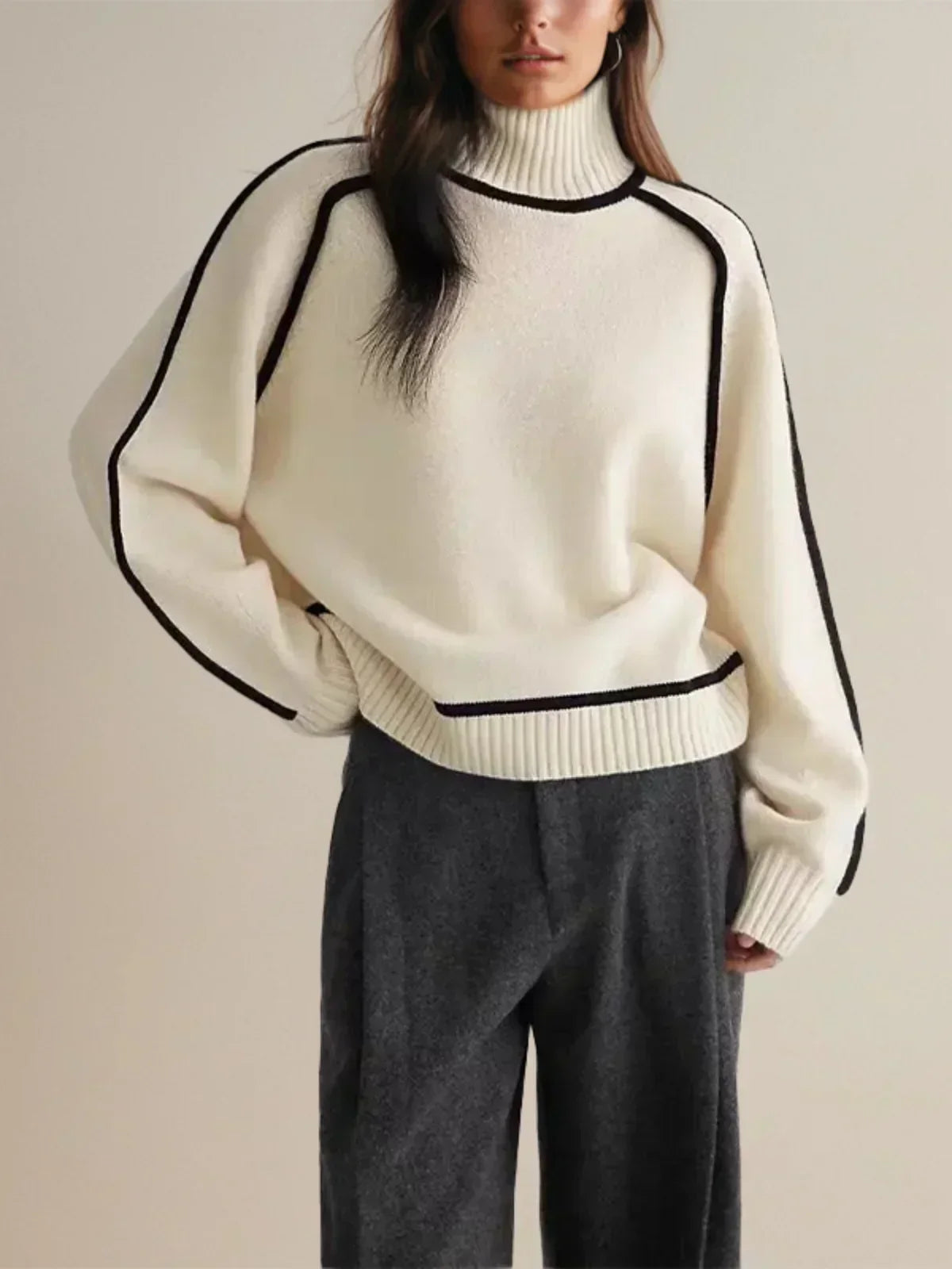 Donna - Elegant Turtleneck sweater-15547989786997-Mirella Fiore