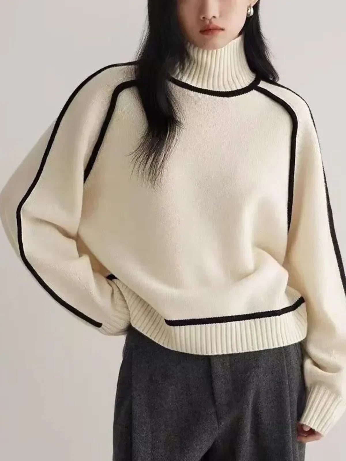 Donna - Elegant Turtleneck sweater-15547989786997-Mirella Fiore