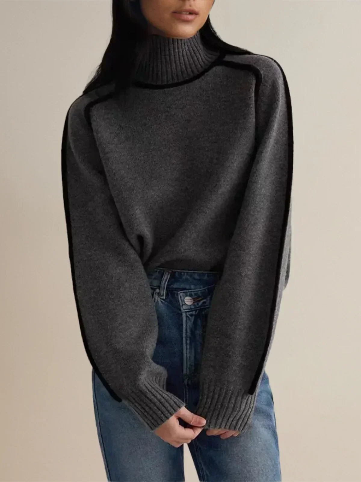 Donna - Elegant Turtleneck sweater-15547989786997-Mirella Fiore