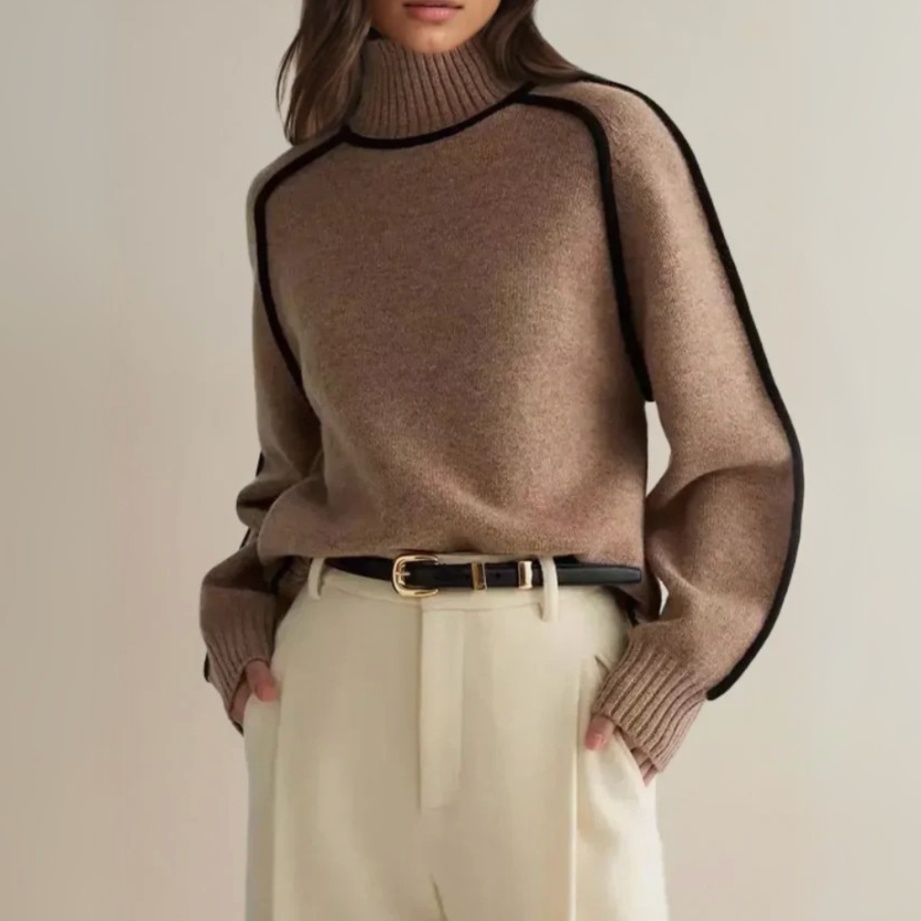 Donna - Elegant Turtleneck sweater-15547989786997-Nancy & Mae Savannah