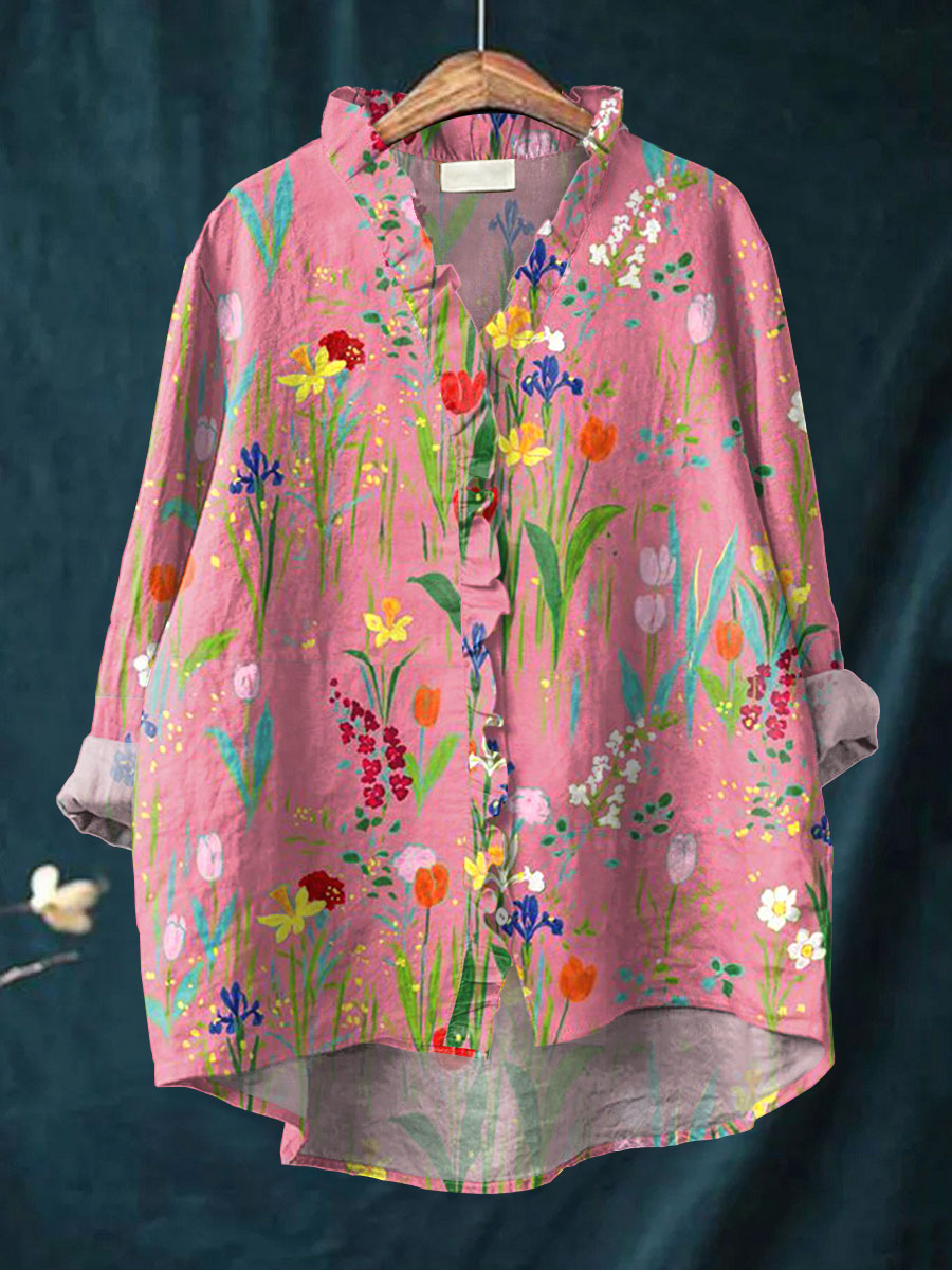 Dorothy - Meadow Bloom Blouse-15542206923125-Mirella Fiore