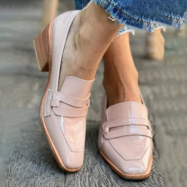 Eden - Mocassins With WIde Heel Shiny-15551042978165-Mirella Fiore