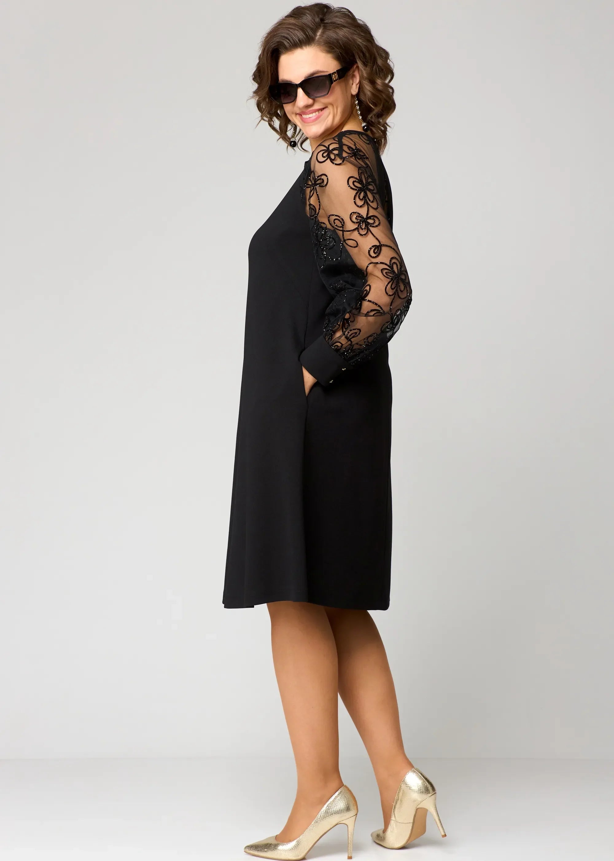 Edyth - Elegant Lace Dress-15553262027125-Nancy & Mae Savannah