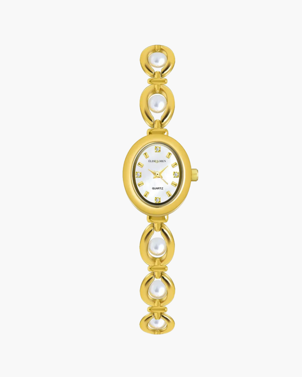 Elara Pearl – Timeless pearl elegance – Bracelet watch-15233936884085-Nancy & Mae Savannah