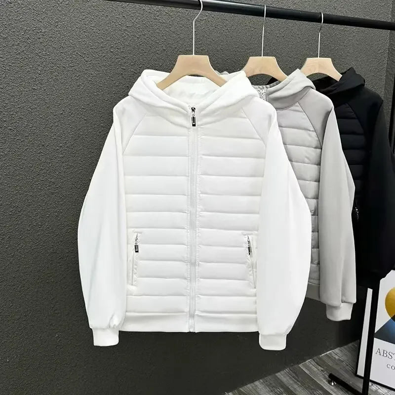 Elegant Cotton Padded Jacket-15519104139637-Mirella Fiore