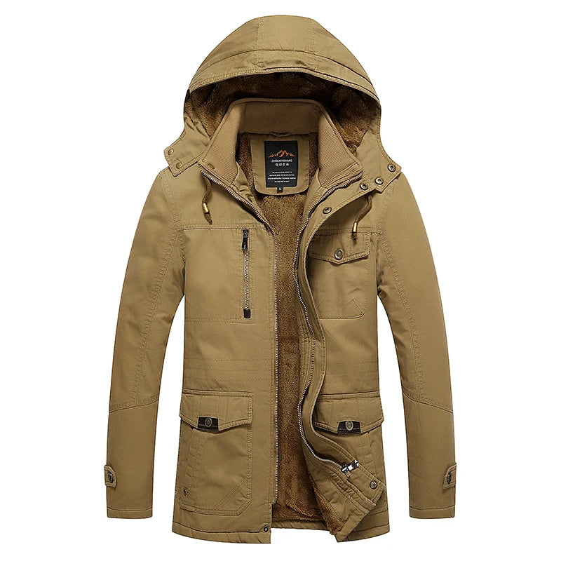 Elegant Cotton Padded Winter Jacket-15519105188213-Mirella Fiore