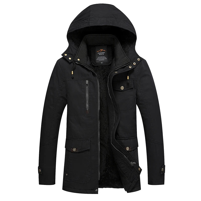 Elegant Cotton Padded Winter Jacket-15519105188213-Mirella Fiore
