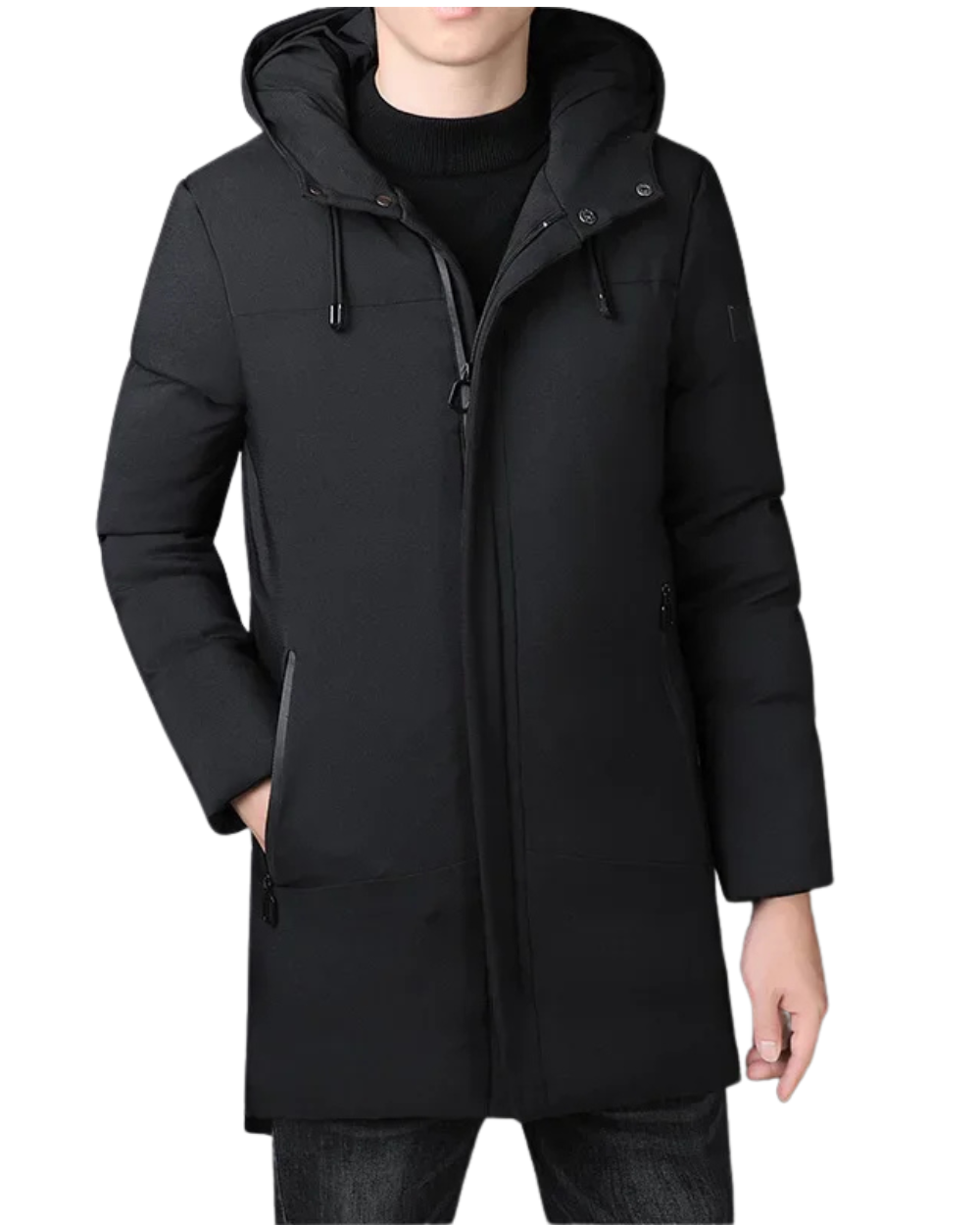 Elegant Long Men's Jacket-15519103877493-Mirella Fiore