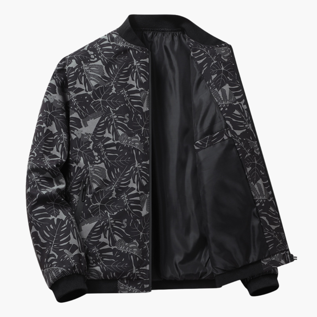 Elegant Men's Bomber Jacket-15519103385973-Mirella Fiore