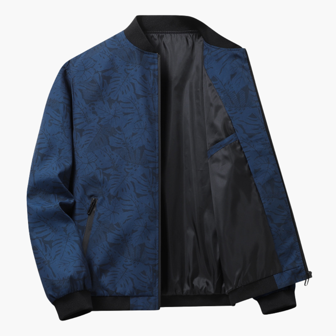 Elegant Men's Bomber Jacket-15519103385973-Mirella Fiore