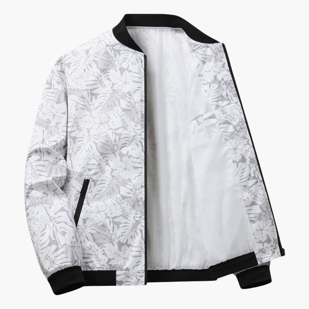 Elegant Men's Bomber Jacket-15519103385973-Mirella Fiore