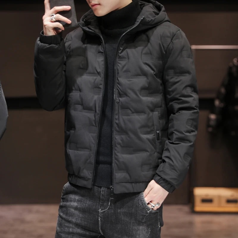 Elegant Men's Puffer Jacket-15519104106869-Mirella Fiore