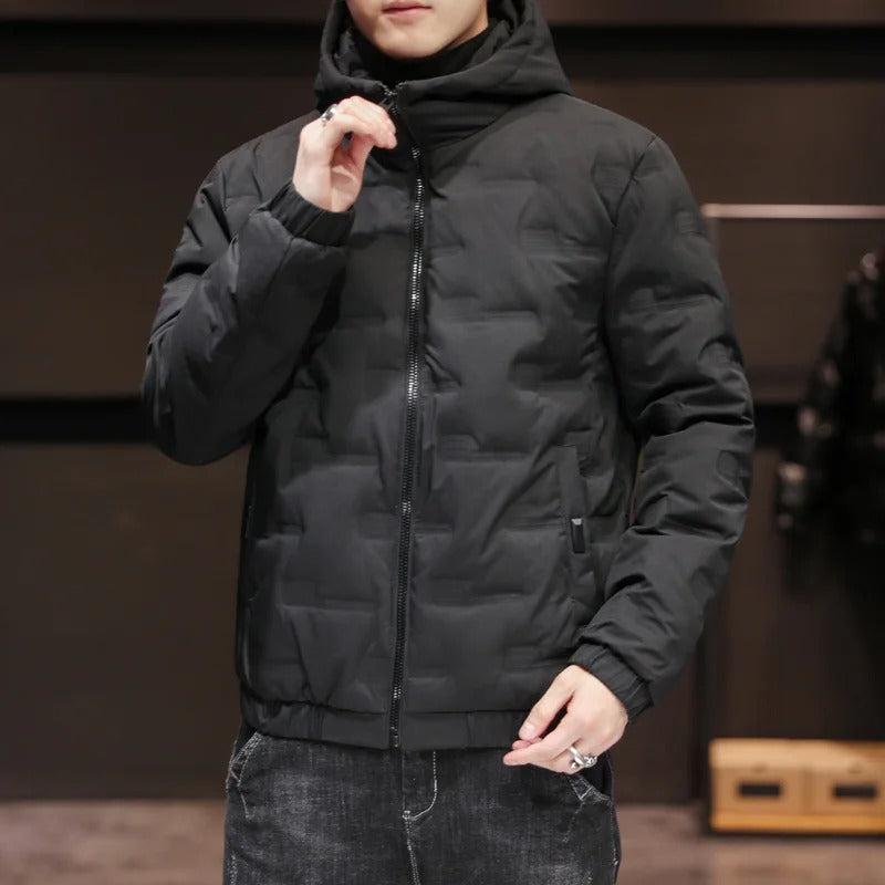 Elegant Men's Puffer Jacket-15519104106869-Mirella Fiore
