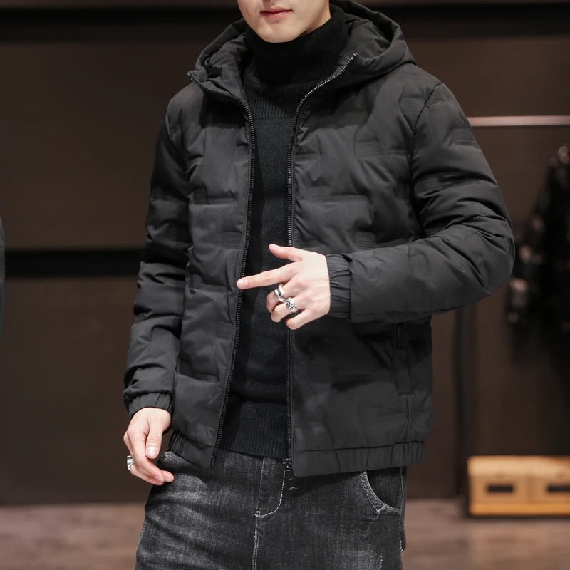 Elegant Men's Puffer Jacket-15519104106869-Mirella Fiore