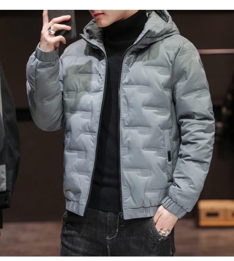 Elegant Men's Puffer Jacket-15519104106869-Mirella Fiore