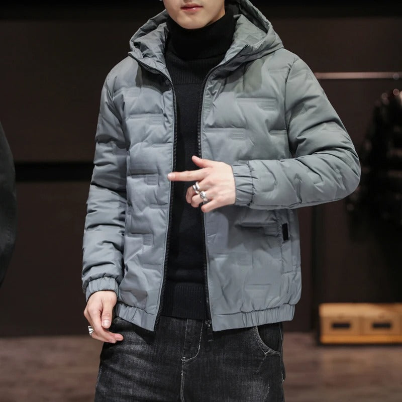 Elegant Men's Puffer Jacket-15519104106869-Mirella Fiore