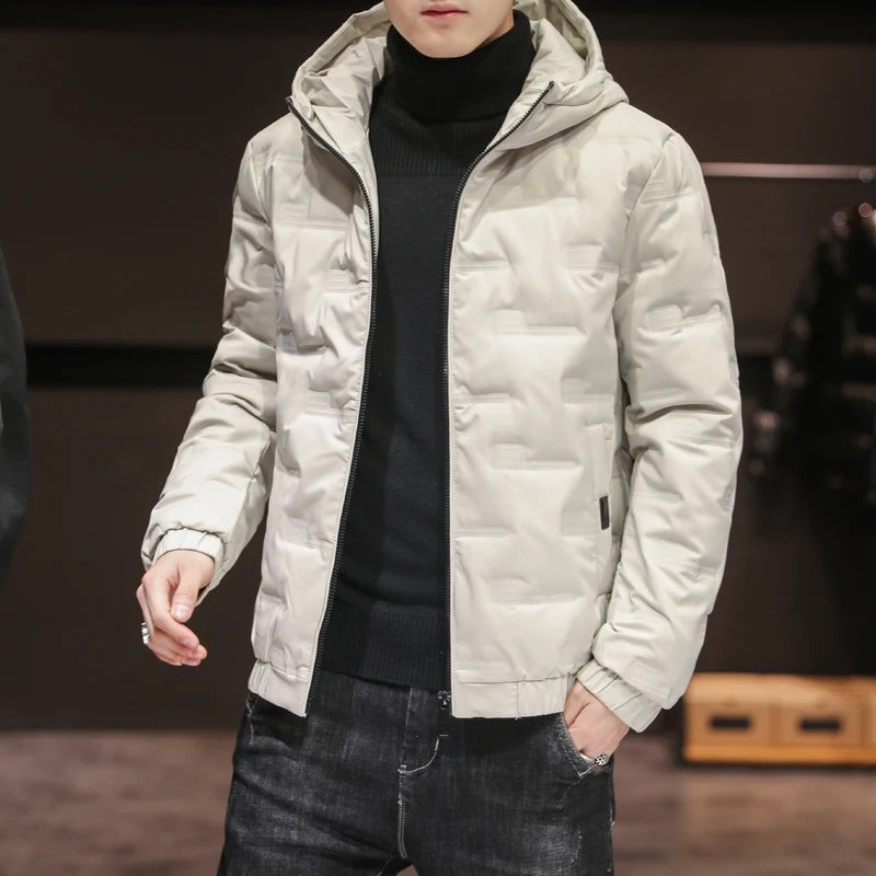 Elegant Men's Puffer Jacket-15519104106869-Mirella Fiore