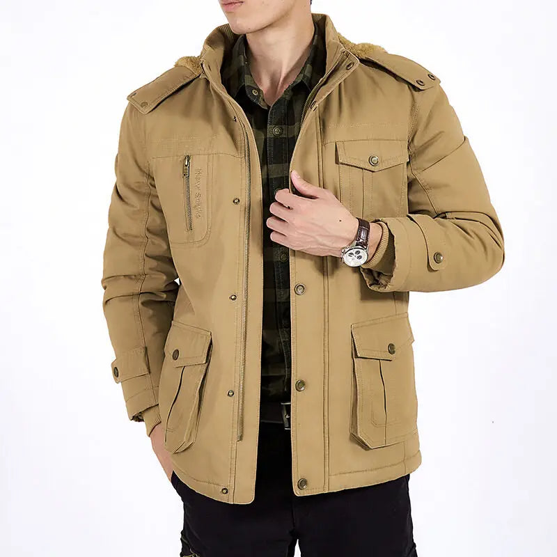 Elegant Padded Bomber Jacket-15519105024373-Mirella Fiore