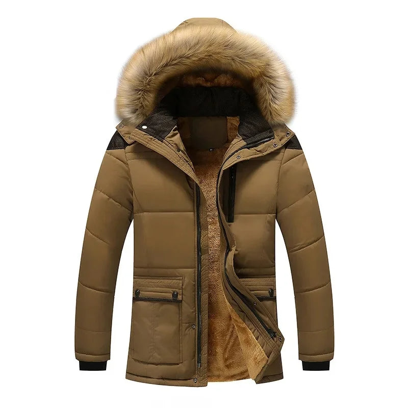 Elegant Padded Fleece Winter Jacket-15519104926069-Mirella Fiore