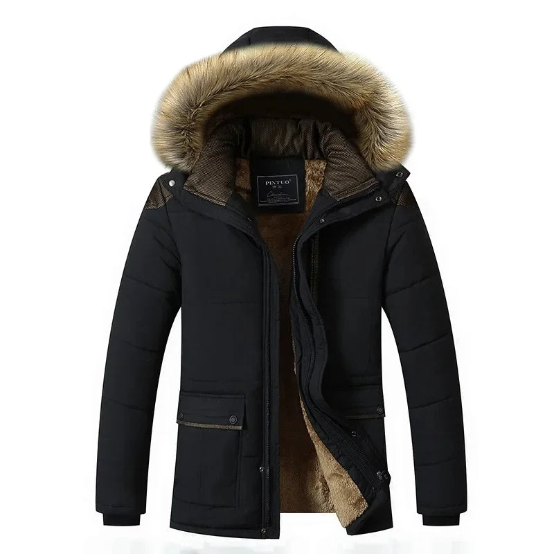 Elegant Padded Fleece Winter Jacket-15519104926069-Mirella Fiore