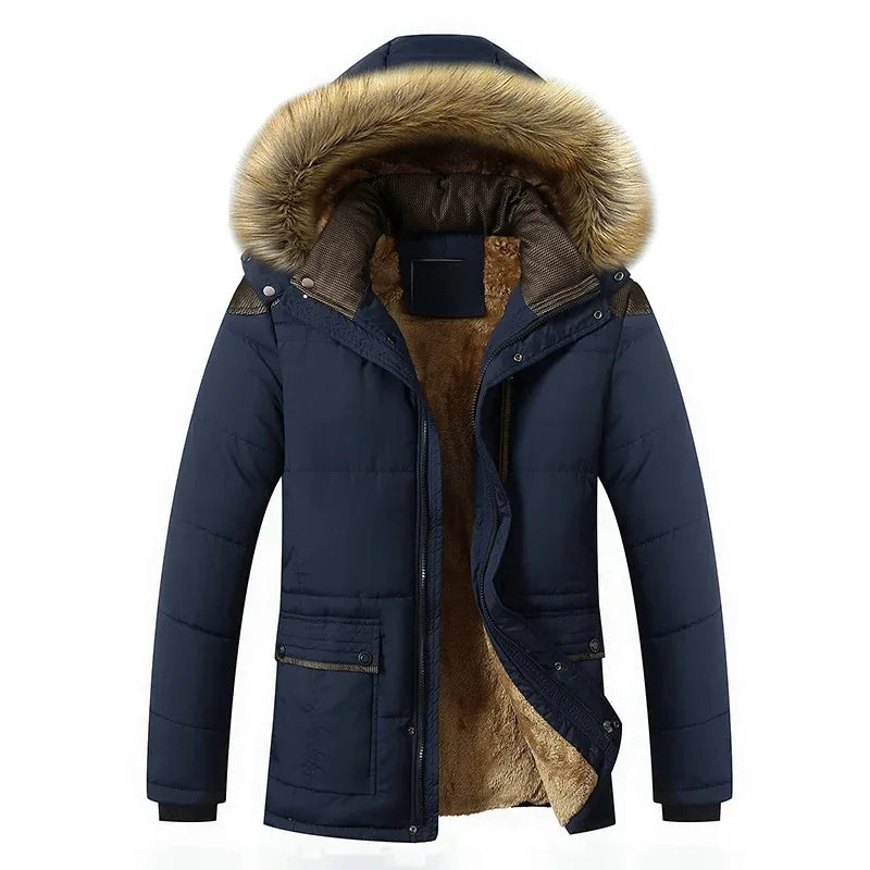 Elegant Padded Fleece Winter Jacket-15519104926069-Mirella Fiore