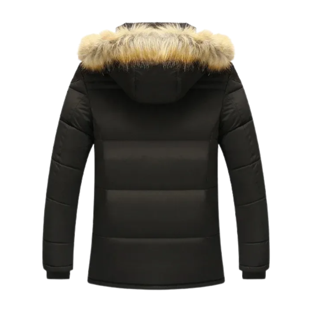 Elegant Padded Fleece Winter Jacket-15519104926069-Mirella Fiore