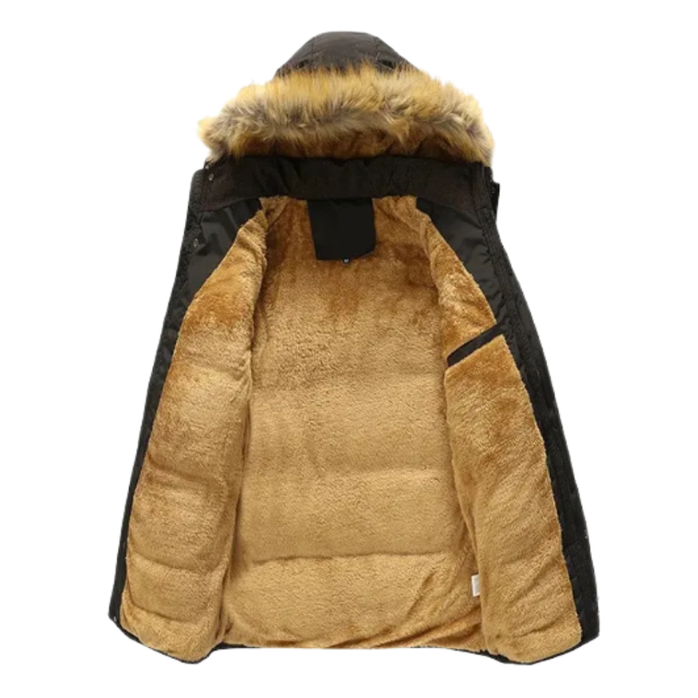 Elegant Padded Fleece Winter Jacket-15519104926069-Mirella Fiore