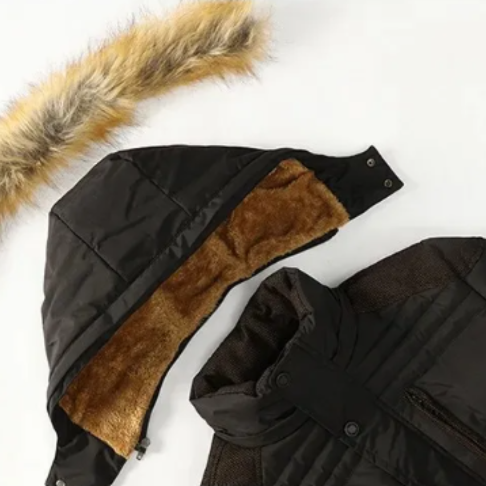 Elegant Padded Fleece Winter Jacket-15519104926069-Mirella Fiore