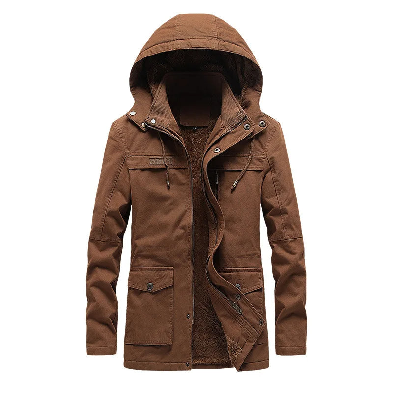 Elegant Windproof Winter Jacket-15519104991605-Mirella Fiore