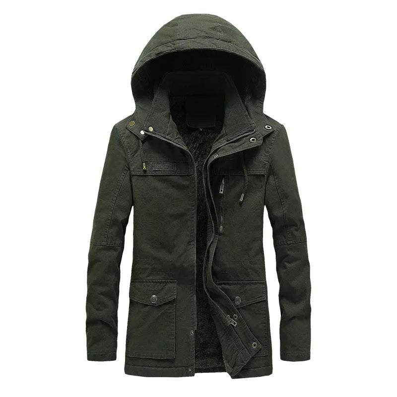 Elegant Windproof Winter Jacket-15519104991605-Mirella Fiore