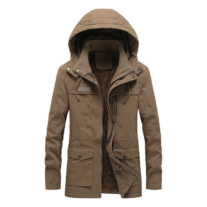 Elegant Windproof Winter Jacket-15519104991605-Mirella Fiore