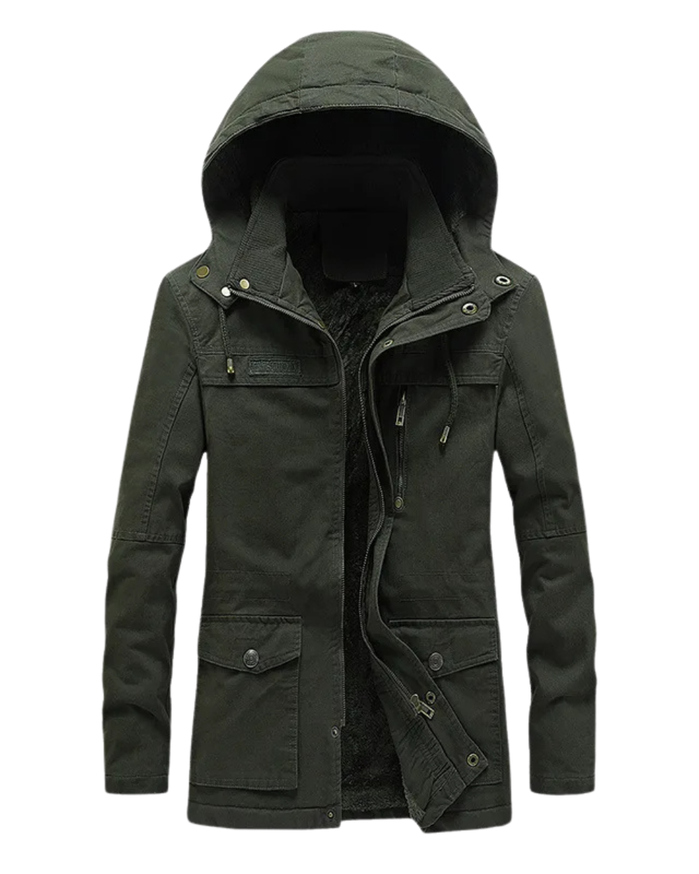 Elegant Windproof Winter Jacket-15519104991605-Mirella Fiore