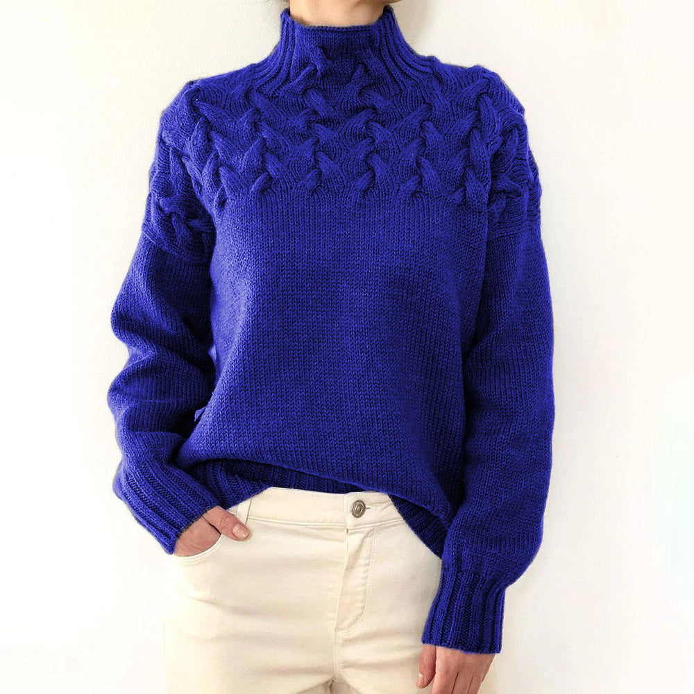 Elena - Warm Knitted Turtleneck-15547990475125-Mirella Fiore