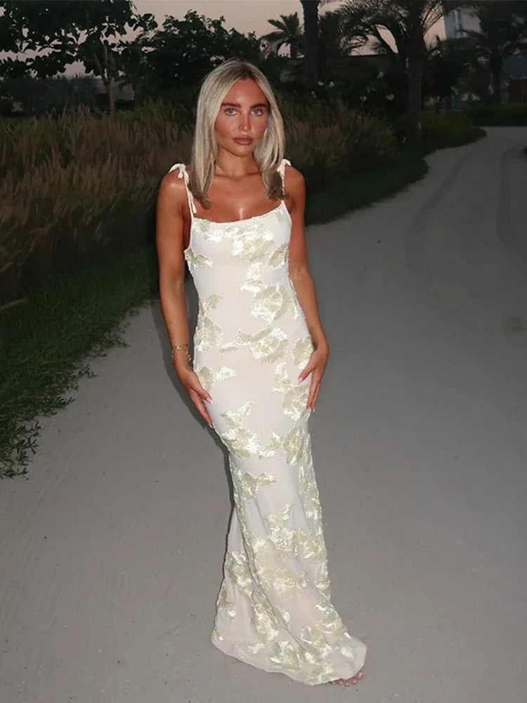 Eliorine – Embroidered romance – Tie-shoulder gown-15302788612469-Mirella Fiore