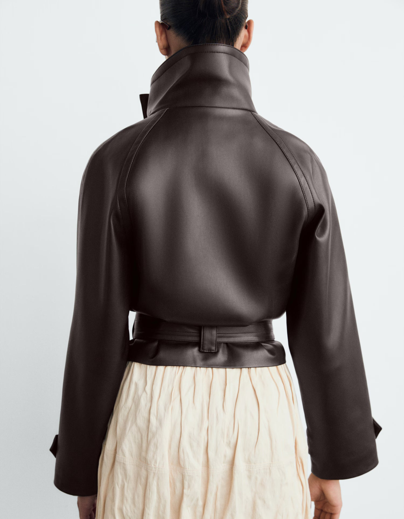 Elisa – Luxe leather – Belted trench coat-15449095537013-Nancy & Mae Savannah