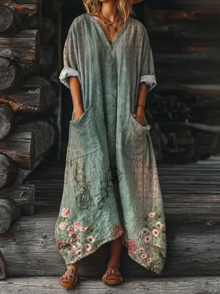 Eliza - Bohemian Maxi Dress-15563794284917-Nancy & Mae Savannah
