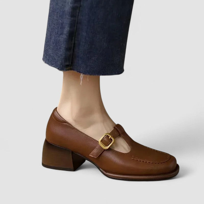 Elizabeth – Orthopaedic T-Strap Mary Jane Shoes-15519661523317-Mirella Fiore